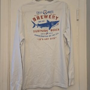 IZOD Saltwater White Large Long Sleeve Shirt